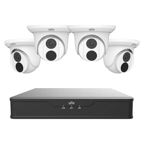 Hikvision Dacha KIT 4 — Комплект для дачи 4 камеры + NVR