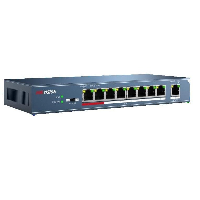 Hikvision DS-3E0109P-E — PoE-коммутатор 8+1