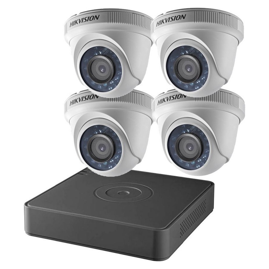 Hikvision Turbo KIT 4 — Комплект 4 аналоговые камеры + DVR